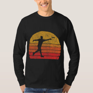 Disk Golf Distressed Retro 80er Style Vintag T-Shirt