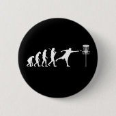 Disk Golf Evolution Disk Golf Geschenke Button (Vorderseite)