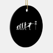 Disk Golf Evolution Disk Golf Geschenke Keramik Ornament (Rechts)