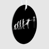 Disk Golf Evolution Disk Golf Geschenke Ornament (Vorderseite)