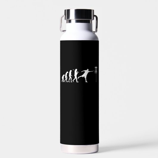 Disk Golf Evolution Disk Golf Geschenke Trinkflasche (Vorne)