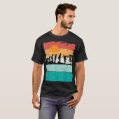 Disk Golf Evolution Disk Golf Player Flying Disk G T-Shirt (Vorne ganz)