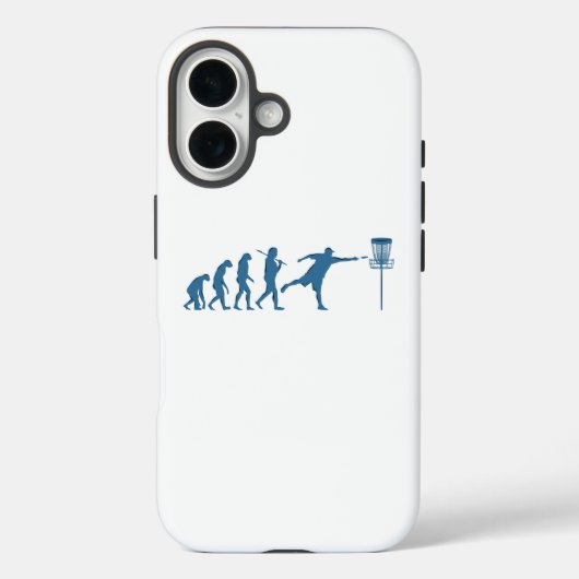 Disk Golf Evolution - Fun Gift for Disk Golfer Case-Mate iPhone Hülle (Rückseite)