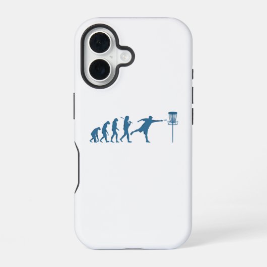 Disk Golf Evolution - Fun Gift for Disk Golfer iPhone 16 Hülle (Rückseite)