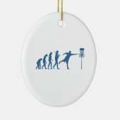 Disk Golf Evolution - Fun Gift for Disk Golfer Keramik Ornament (Rechts)