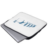 Disk Golf Evolution - Fun Gift for Disk Golfer Laptopschutzhülle (Vorne Knopf)