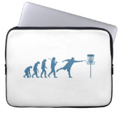 Disk Golf Evolution - Fun Gift for Disk Golfer Laptopschutzhülle (Vorderseite)