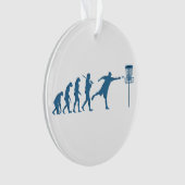 Disk Golf Evolution - Fun Gift for Disk Golfer Ornament (Vorderseite)