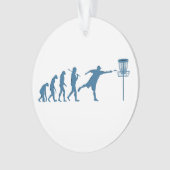 Disk Golf Evolution - Fun Gift for Disk Golfer Ornament (Vorderseite)