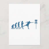 Disk Golf Evolution - Fun Gift for Disk Golfer Postkarte (Vorderseite)