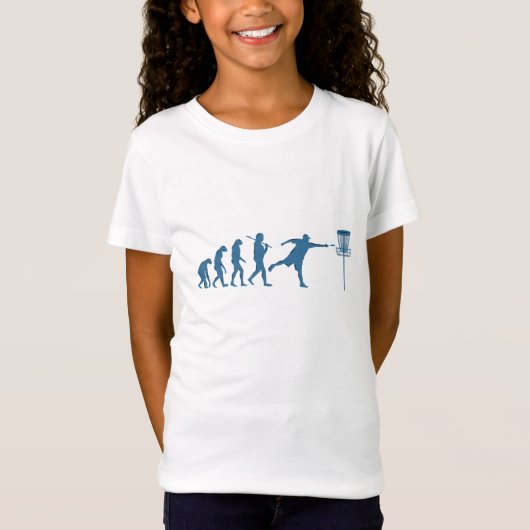 Disk Golf Evolution - Fun Gift for Disk Golfer T-Shirt (Vorderseite)