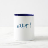 Disk Golf Evolution - Fun Gift for Disk Golfer Tasse (Zentrum)