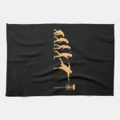 Disk Golf Evolution Geschirrtuch (Horizontal)