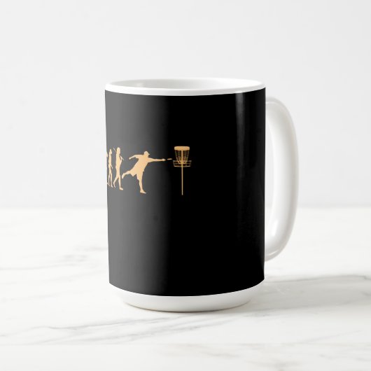 Disk Golf Evolution Kaffeetasse (VorderseiteRechts)