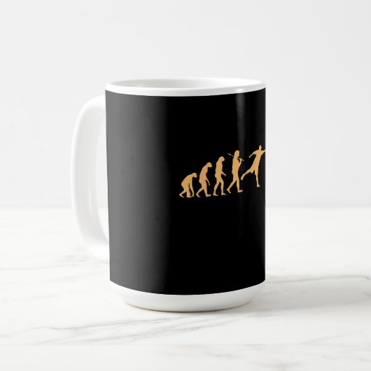 Disk Golf Evolution Kaffeetasse (Vorderseite Links)