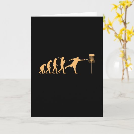 Disk Golf Evolution Karte (Gelbe Blume)