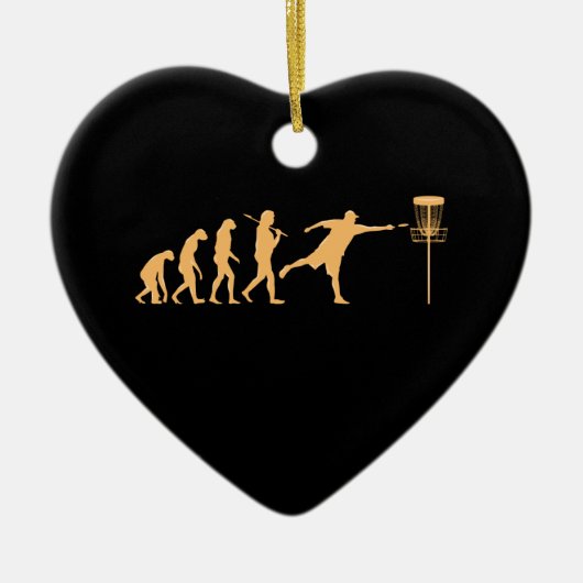 Disk Golf Evolution Keramik Ornament (Vorne)