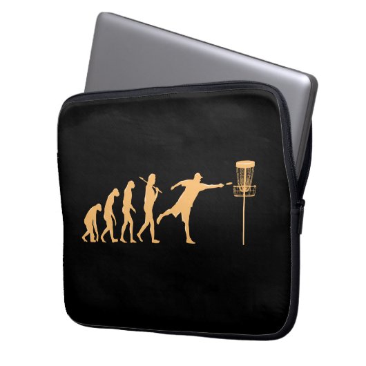 Disk Golf Evolution Laptopschutzhülle (Vorderseite Links)