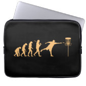Disk Golf Evolution Laptopschutzhülle (Vorderseite)