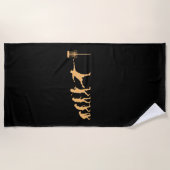 Disk Golf Evolution Strandtuch (Vorderseite)