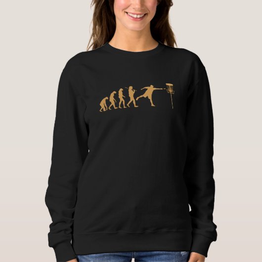 Disk Golf Evolution Sweatshirt (Vorderseite)
