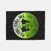 Disk Golf Fleecedecke (Vorderseite (Horizontal))