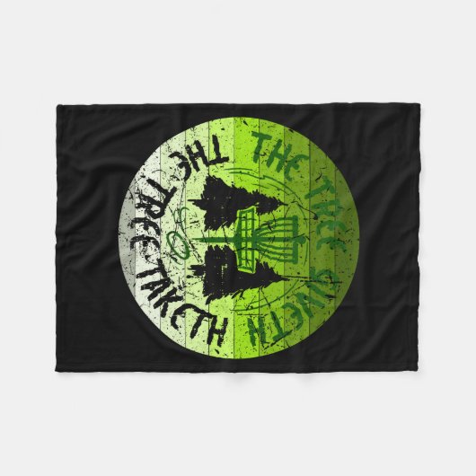 Disk Golf Fleecedecke (Vorderseite (Horizontal))