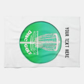 Disk Golf Frisbee Cage Geschirrtuch (Horizontal)