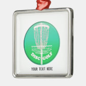 Disk Golf Frisbee Cage Ornament Aus Metall (Links)