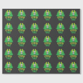 Disk Golf Frisbee Hobby Stupid Baum Geschenkpapier (Flach)