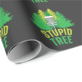 Disk Golf Frisbee Hobby Stupid Baum Geschenkpapier (Rolleneckpunkt)