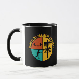 Disk Golf Funny Design Retro Disk Golf Tasse