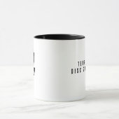Disk Golf Funny Mug Tasse (Zentrum)