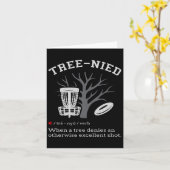 Disk Golf - Funny Stupid Tree nied III Karte (Gelbe Blume)