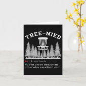Disk Golf - Funny Stupid Tree nied IV Karte (Gelbe Blume)