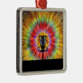 Disk Golf Gefärbte Krawatte Ornament Aus Metall (Rechts)