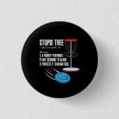 Disk Golf Geschenke Button (Vorderseite)