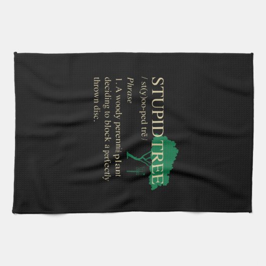 Disk Golf Geschenke Geschirrtuch (Horizontal)