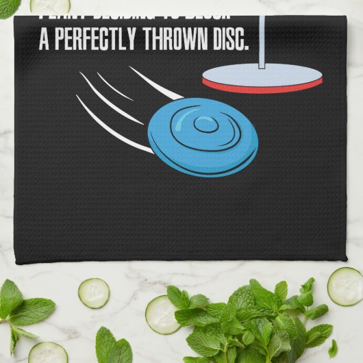 Disk Golf Geschenke Geschirrtuch (Gefaltet)