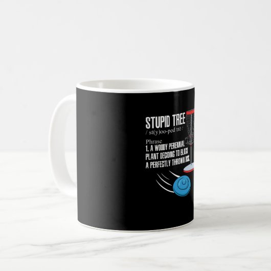 Disk Golf Geschenke Kaffeetasse (Vorderseite Links)