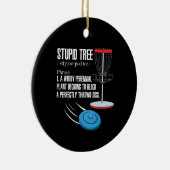 Disk Golf Geschenke Keramik Ornament (Rechts)