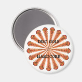 DISK GOLF HARDCORE MAGNET (Vorderseite/Rückseite)