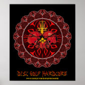 DISK GOLF HARDCORE POSTER (Vorne)