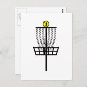 Disk Golf Hole Postkarte (Vorne/Hinten)