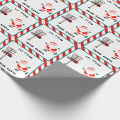 Disk Golf Holiday Geschenk Geschenkpapier (Ecke)
