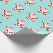 Disk Golf Holiday Geschenk Geschenkpapier (Ecke)