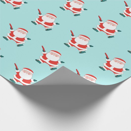 Disk Golf Holiday Geschenk Geschenkpapier (Ecke)