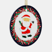 Disk Golf Holiday Geschenk Keramik Ornament (Rechts)
