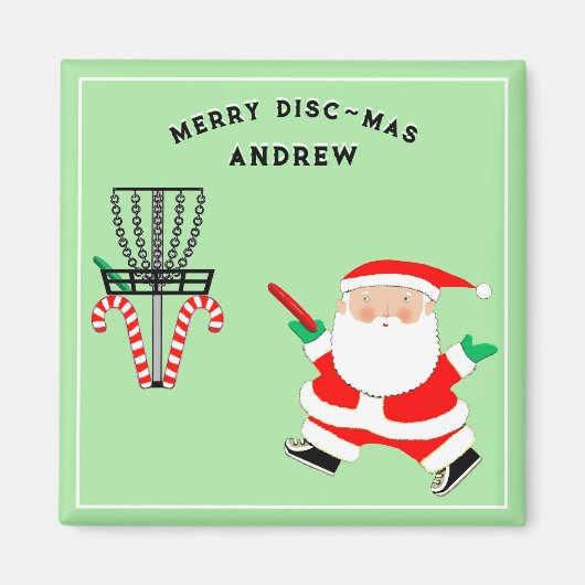 Disk Golf Holiday Geschenk Magnet (Vorne)