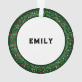 Disk Golf Holiday Geschenk Ornament (Rückseite)